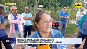 Video: Roban G. 27 millones en un asalto - ABC Noticias - ABC Color