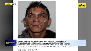 Video: Un hombre murió tras un arrollamiento  - ABC Noticias - ABC Color