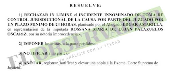 Rechazan incidente de médica implicada en provisión de documentos falsos al narco Walter Galindo