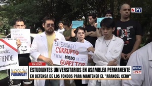 Universitarios en asamblea permanente buscan defender el Arancel Cero - Noticias Paraguay