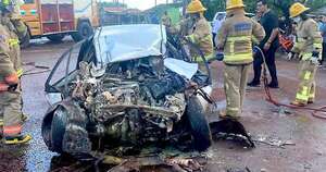 Diario HOY | Choque fatal en Minga Porâ: brasileño muere tras impactar contra un camión