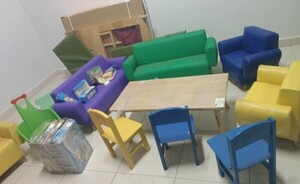 Reciben mobiliarios para futuros espacios infantiles en Pdte. Franco