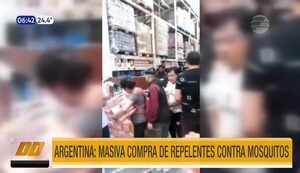 Argentina: Masiva compra de repelentes ante aumento de casos de Dengue | Telefuturo