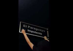 Calle “Paraguayo Impotente”: abogado cuestiona a Policía por buscar a “artista urbano” y se ofrece a defenderlo - Policiales - ABC Color