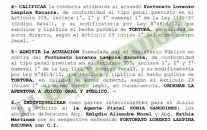 Expolicía stronista enfrentará juicio por crímenes de lesa humanidad