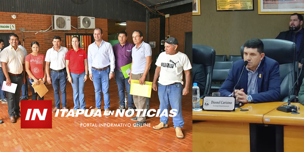 DIOSNEL CARÍSIMO ACOMPAÑA A PRODUCTORES ESTAFADOS A TRAVÉS DEL CAH - Itapúa Noticias