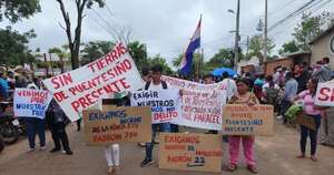 Diario HOY | Campesinos de Puentesiño se movilizaron para exigir tierras