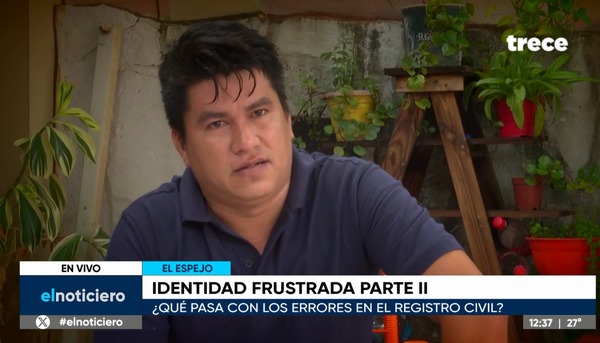 Registro Civil asistirá a hombre que vive sin cédula por el error de un juez - trece