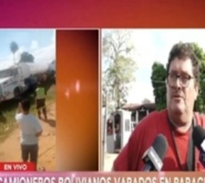 Hace casi un mes camioneros bolivianos están variados en Paraguay - Paraguay.com