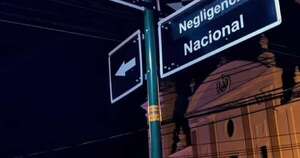 La Nación / Buscan identificar a la persona que alteró los nombres de las calles en Asunción