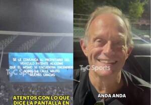 [VIDEO] Dejó el auto en marcha y entró a la cancha, atendé cómo se enteró