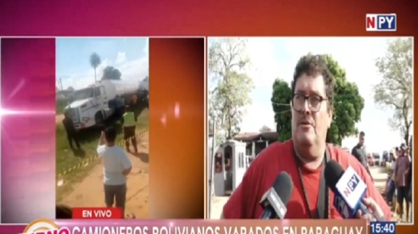 Hace casi un mes camioneros bolivianos están varados en Paraguay - Noticias Paraguay