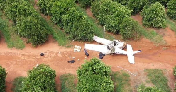Fuerza Aérea Brasileña interceptó avioneta con droga proveniente de Paraguay