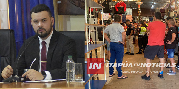 DENNIS FRAULOB APOYA A LOS COMERCIANTES DE ENCARNACIÓN - Itapúa Noticias
