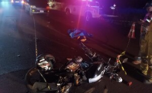 Motociclista muere atropellado por un camión en San Alberto