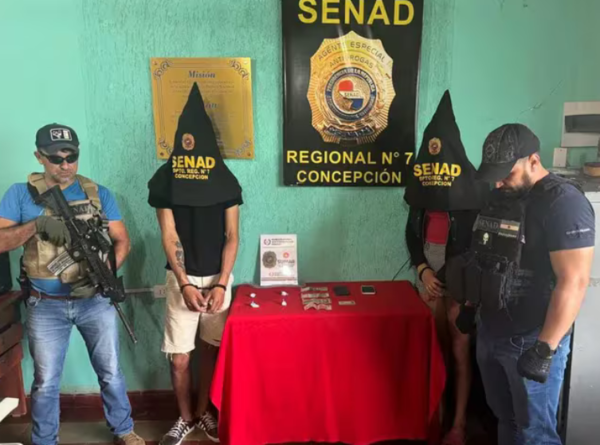 Detienen a joven pareja que realizaba delivery del “purete”