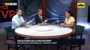 Facultades de la UNA en paro: estudiantes defienden el ‘’Arancel Cero’' - Mesa de Periodistas - ABC Color