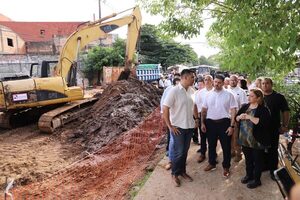 Inician obras de desagüe pluvial que beneficiarán a 22.000 familias del barrio San Pablo - .::Agencia IP::.