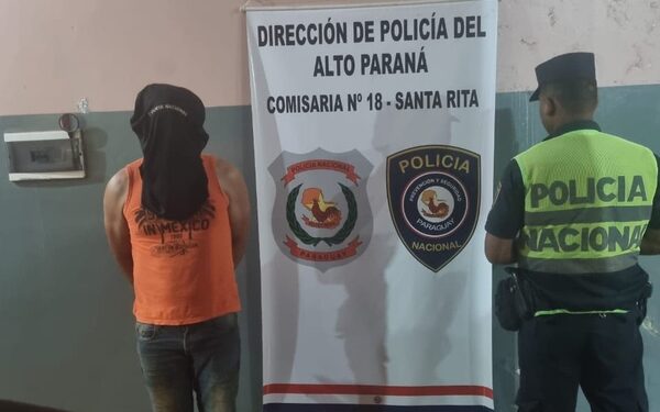 Detienen a buscado por violencia familiar