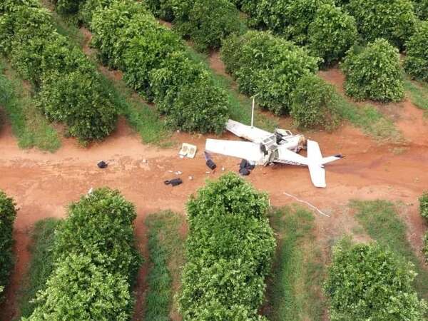 Senad investiga rastro de “narcoavioneta” paraguaya derribada en Brasil - Policiales - ABC Color