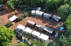 Mega intervención desarticula granja clandestina de criptominería en Saltos del Guairá | DIARIO PRIMERA PLANA