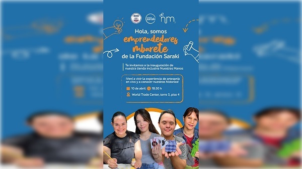 Fundación Saraki inaugura “Nuestras Manos”, tienda inclusiva de emprendimiento