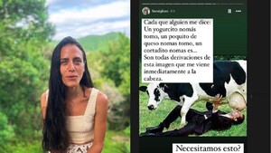 Fiorella Migliore tiroteó contra los que toman yogur umía