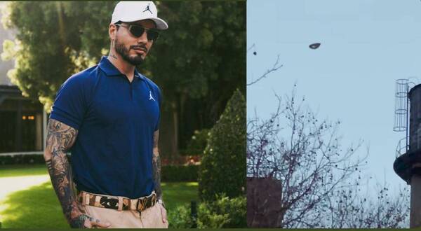 J Balvin vio un ovni y compartió en redes ese momento