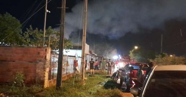 Diario HOY | Fuga de gas en una garrafa acabó provocando incendio de una vivienda