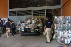 Incautan contrabando de ropas valuado en más de USD 1 millón - La Tribuna