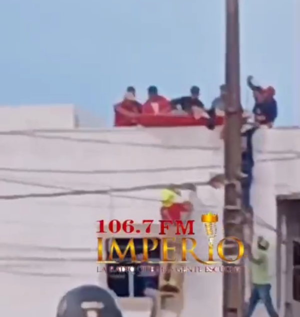 Pintor sufrió una descarga eléctrica en una construcción en Jardín Aurora - Radio Imperio 106.7 FM