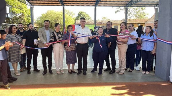 PJC: Inauguran un polideportivo en la Escuela Básica Nro. 1783 Gral. José Eduvigis Días