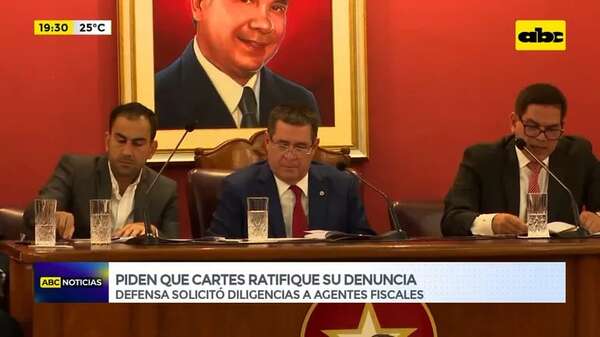 Video: piden que Horacio Cartes ratifique su denuncia - ABC Noticias - ABC Color