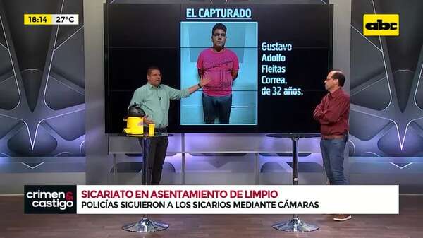 Sicariato en asentamiento de Limpio: ¿Cómo la policía logró capturar al presunto sicario? - Crimen y castigo - ABC Color