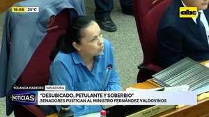 Senadores fustigan a Fernández Valdovinos: tratan a ministro de “desubicado, petulante y soberbio” - ABC Noticias - ABC Color