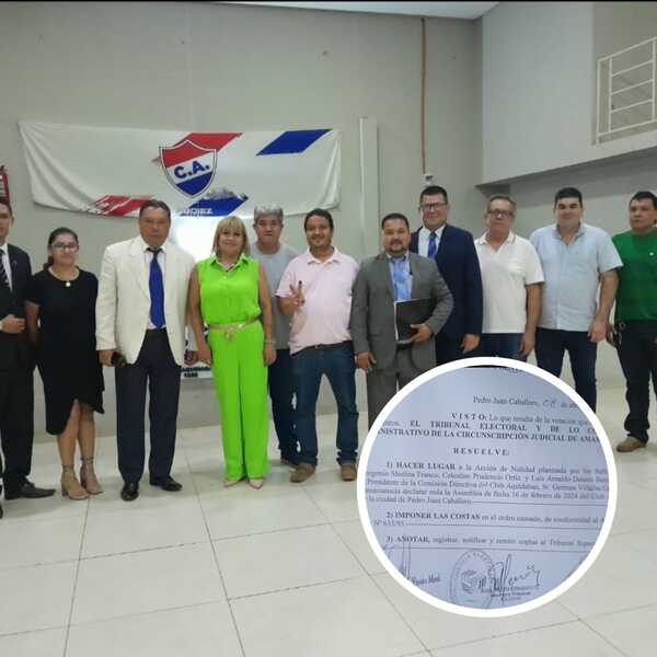 Anulan asamblea del Club Aquidaban y escribana deberá devolver honorarios