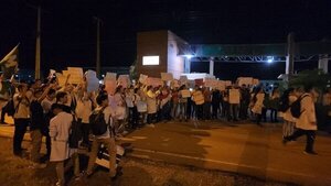 Estudiantes de la Universidad Nacional de Concepción se movilizan por el Arancel Cero