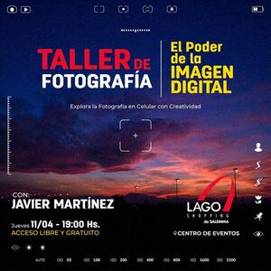 Taller gratuito de fotografía en Lago Shopping de CDE - La Clave