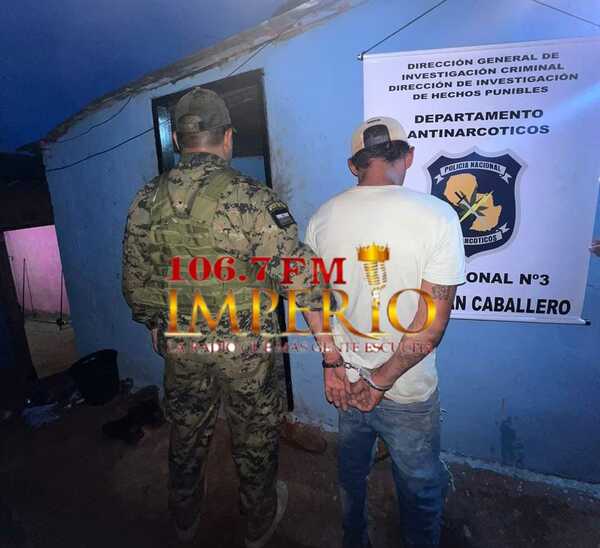 Antinarcóticos detiene en allanamiento a un hombre buscado por violencia familiar - Radio Imperio 106.7 FM