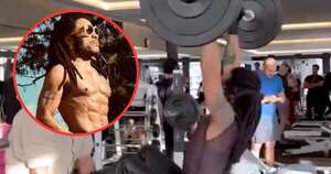 La Nación / ¡Sin reglas! Lenny Kravitz va al gym con look rockero
