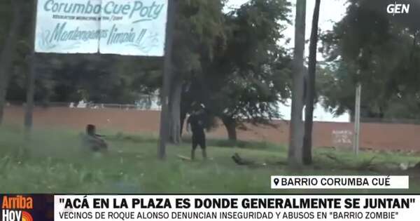 Diario HOY | Vecinos, hartos de asaltos y adictos en MRA: “Ya no queremos ser un barrio zombie”