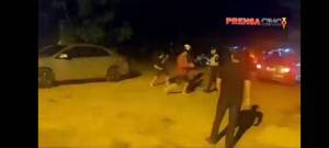 Nervioso lo mitã: Control policial terminó en un moquete'i