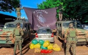 Ejército brasileño incauta más de 120 kilos de droga sobre la MS-164 en Ponta Porã