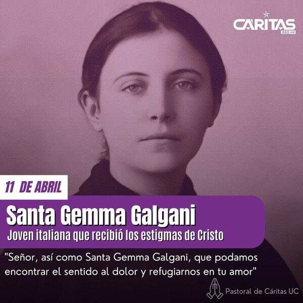 Santa Gemma Galgani: la joven que supo dar sentido al sufrimiento - Portal Digital Cáritas Universidad Católica