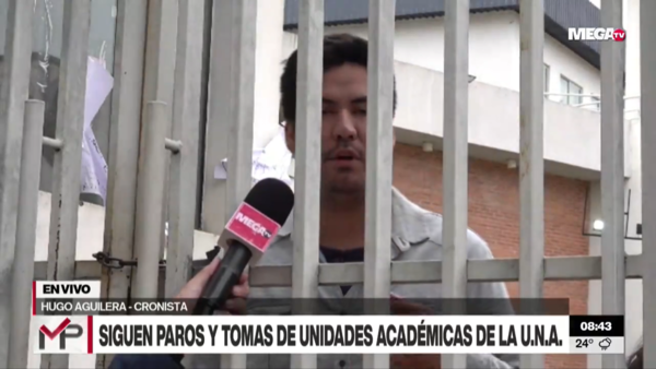 Estudiantes en toma de la UNA denuncian amedrentamiento de la policía - Megacadena - Diario Digital