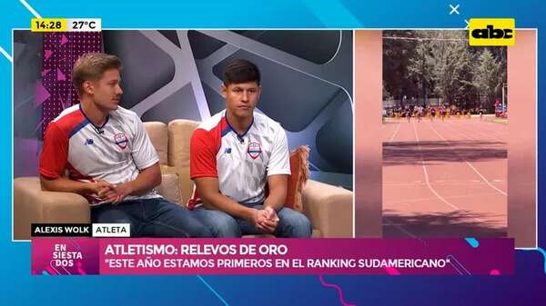 Atletismo: atletas paraguayos ganan la posta 4x100 en Mayores y Sub 23 - Ensiestados - ABC Color