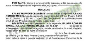Aplican prisión preventiva con verificación de salud para actuaria judicial tras descompensación