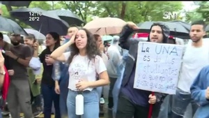 Siguen las protestas de estudiantes por el Arancel Cero - SNT