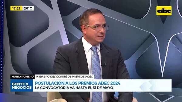 Video: postulación a los Premios ADEC 2024 - Gente & Negocios - ABC Color
