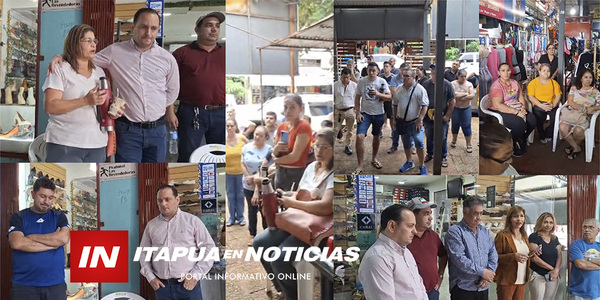 SEBASTIÁN REMEZOWSKI SE REUNIÓ CON COMERCIANTES DE ENCARNACIÓN - Itapúa Noticias